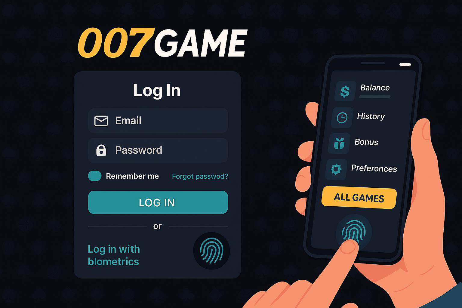Registro na 007GAME Garante Acesso a uma Vasta Seleção de jogo