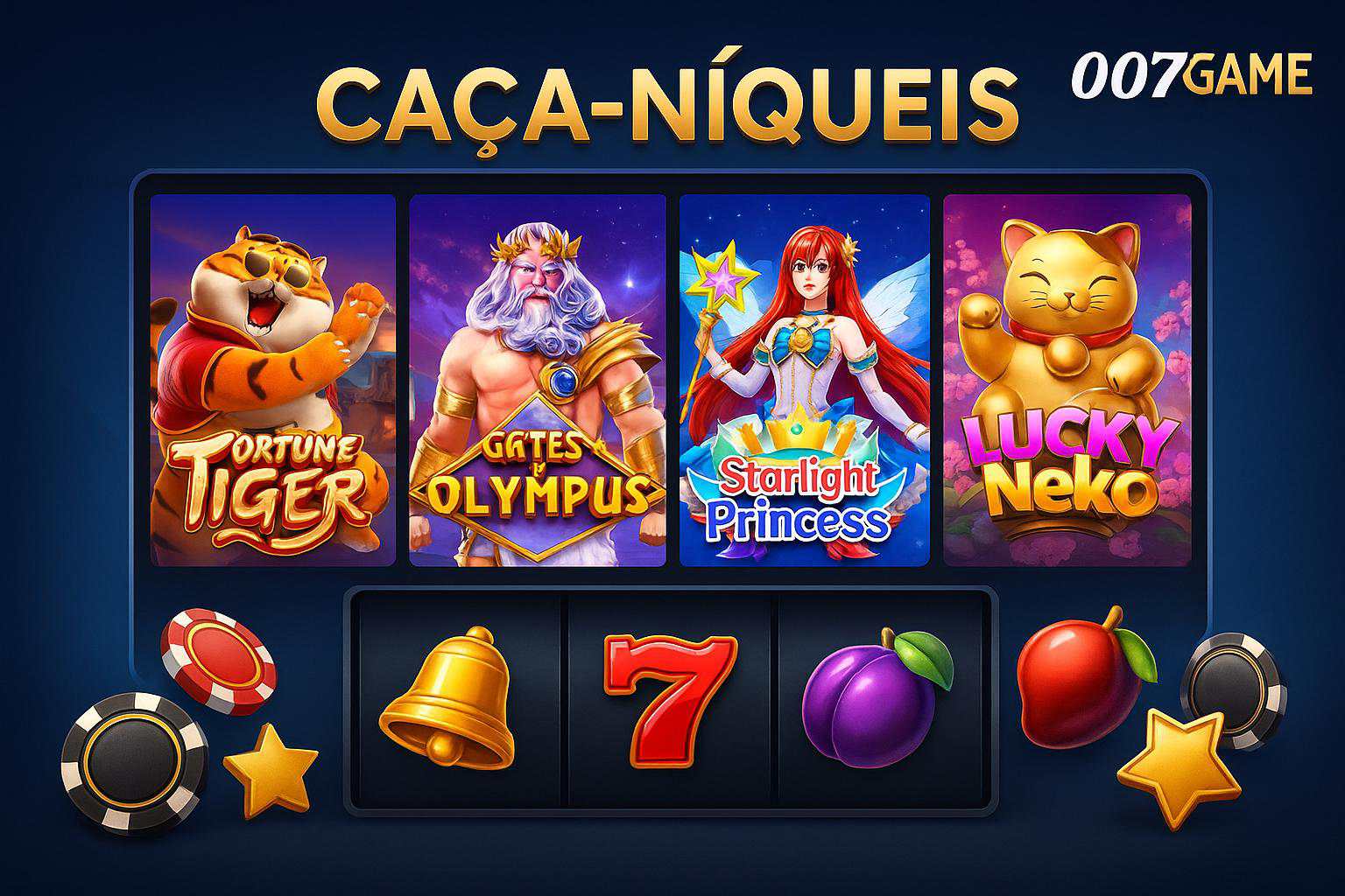 Explore o mundo das slot machines no 007GAME Casino